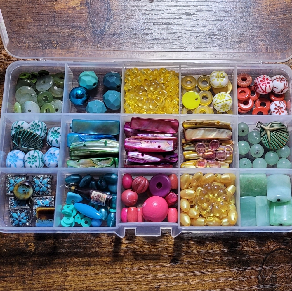 Multi-Color Bead Storage Organizer